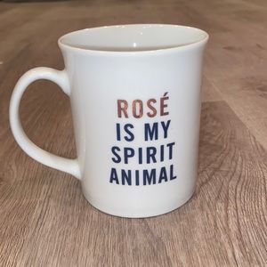 Fringe White Rosè Is My Spirit Animal Mug